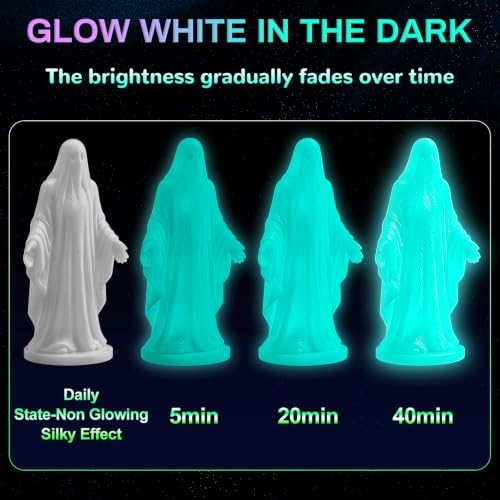 PLA+ 3D Printer Filament, Glow in The Dark Filament 1.75mm, Long-Lasting Glow & High-Brightness, Luminous Bright 3D Printing Filament for Most FDM 3D Printer - 1kg Spool(Glow Light Green) - color: Light Green