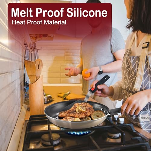 2 Piece Silicone Pancake Spatula Turner for Egg,Pancake,Burger - size: Mixed 2 Pack