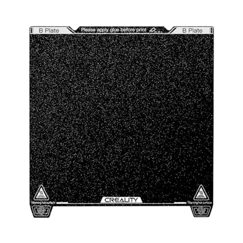 SainSmart Official Creality K1 Texture PEI Build Plate Kit, Flexible Spring Steel Platform with Power Coating PEI Surface and Magnetic Base Sheet Kit for K1, Ender 3 V3 SE/KE, CR-10 SE, 235x235mm - style: K1 Texture PEI