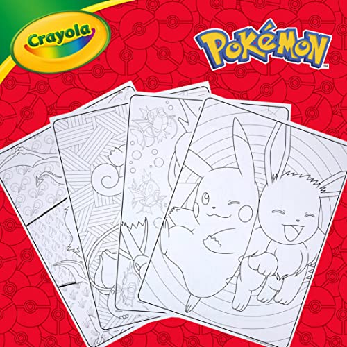 Crayola Pokémon Imagination Art Set (115pcs), Kids Art Kit, Coloring Supplies, Pokemon Toys, Pokemon Gift for Boys & Girls, Ages 5+ - style: Pokémon