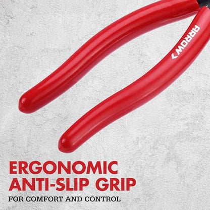 ARROW 7" Precision Wire Cutters, Precision Flush Cut Diagonal Pliers (Pack of 2) - size: 7 Inch (Pack of 2)