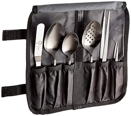 Mercer Culinary 8 Piece Plating Set, Matte Black - size: 8-Piece Plating Set, Black