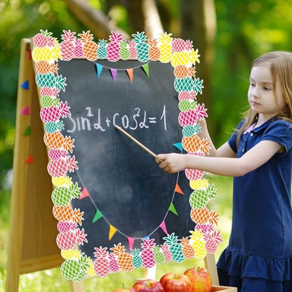 Outus 68 Feet Pineapple Bulletin Board Border - size: 2.99 Inches, style: Pineapple