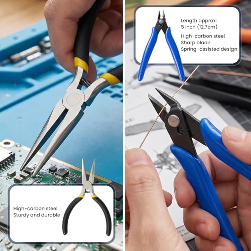 3D Printer Tool Kit, 124Pcs Rotary Set, Deburring & Nozzle Cleaning