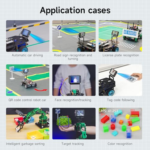 Yahboom 6DOF Raspberry Pi Robotic Arm Kit DOFBOT and K230 AI Vision Processing Camera Module
