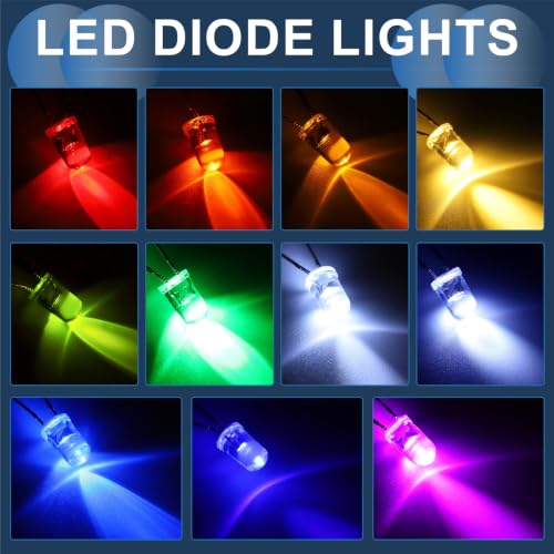 MECCANIXITY 100pcs 3mm LED Diode Lights, Red Green Common Cathode DC 3-12V - color: Red Green, size: 3mm