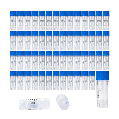 0.5ml Cryovials, Side-Coded, External Thread, Blue, 500Pcs - color: Blue, size: 0.5ml