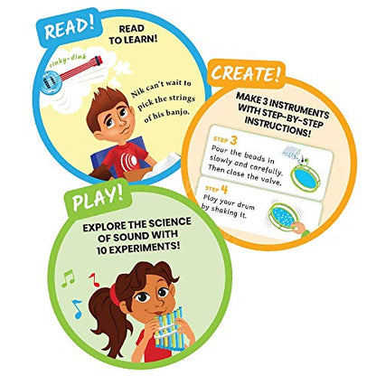 hand2mind DIY Music Maker Science Lab, Ages 5+