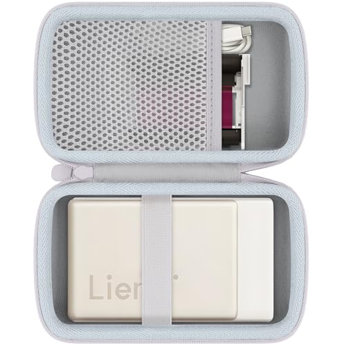 khanka Case for Liene Pearl N200 Pro Portable Photo Printer,White - color: White, style: for 2x3"N200 Pro