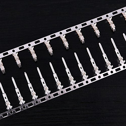 Glarks 1940Pcs 2.5mm Pitch 2/3/4/5/6/7/8/9 Pin Male and Female Plug Housing and Male/Female Pin Header Perfectly Compatible with JST-SM Connector Assortment Kit