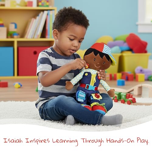 June Garden 15" Lucas Montessori Learn-to-Dress Plush Doll - color: Lucas