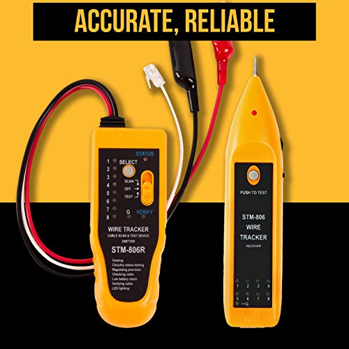 InstallerParts Professional Network Tool Kit 15 In 1 - RJ45 Crimper Tool Cat 5 Cat6 Cable Tester, Gauge Wire Stripper Cutting Twisting Tool, Ethernet Punch Down Tool, Screwdriver, Knife
