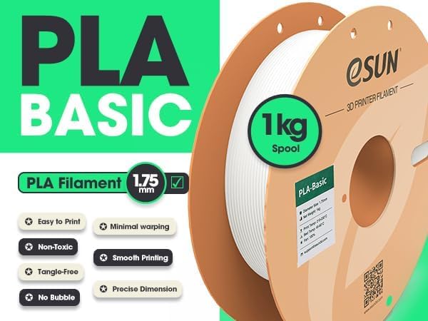 PLA Basic Filament 1.75mm Dark Blue, 1KG Spool (2.2 LBS) - color: 1.dark Blue, size: 1KG