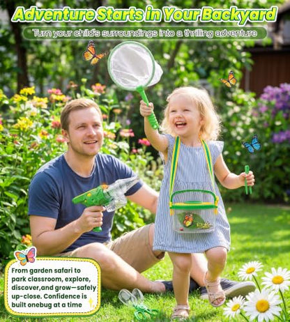 Bug Catcher for Kids Age 3-12, Bug Vacuum Catching Kit with Bug Collector