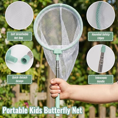 WOODENFUN Bug Catcher for Kids, Bugs Habitat Outdoor Explorer Kit