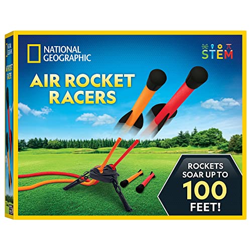 National Geographic Dueling Air Rocket Launcher Outdoor Toy for Kids - style: Air Rocket Racers