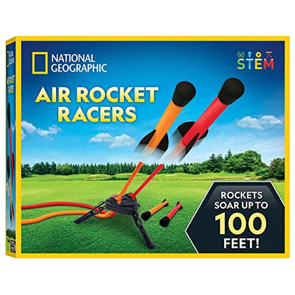 National Geographic Dueling Air Rocket Launcher Outdoor Toy for Kids - style: Air Rocket Racers