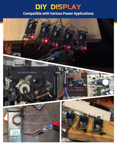 LM2596 DC to DC Buck Converter 3.0-40V to 1.5-35V DIY Power Supply Step Down Module Adjustable Voltage Regulator Electronic Voltage Stabilizer（Pack of 12） - style: 12PCS