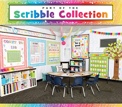 Teacher Created Resources Colorful Scribble Magnetic Border, 77290 (Pack of 2) - size: Pack of 2
