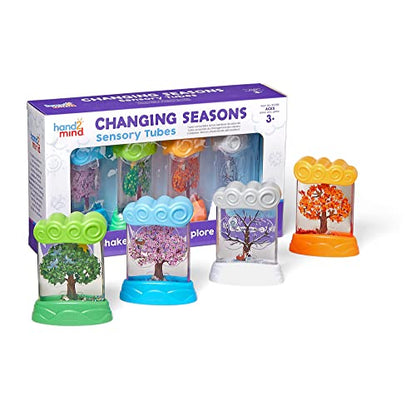 hand2mind Changing Seasons Sensory Tubes, Science Toys, Ages 3+