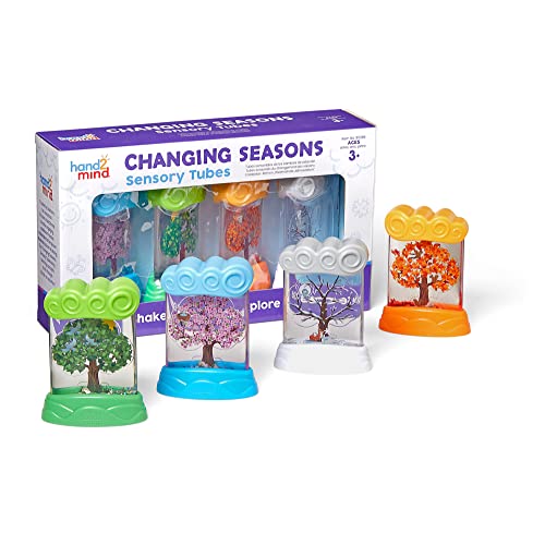 hand2mind Changing Seasons Sensory Tubes, Science Toys, Ages 3+