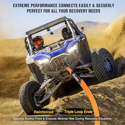 Nilight 3" x 30' Recovery Tow Strap Lab Tested 31,500lbs Break Strength - color: 3in x 30ft Tow Strap