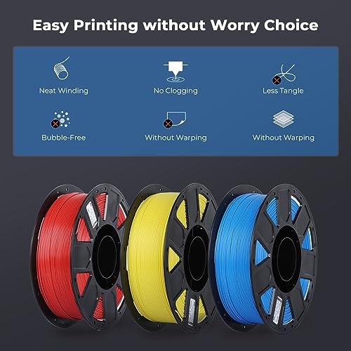 Creality PLA 3D Printer Filament 1.75mm, 1KG, Yellow - color: Yellow Pla, size: 1kg