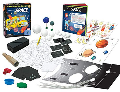 The Magic School Bus Rides Again: Secrets of Space By Horizon Group USA, Homeschool STEM Kits For Kids, Includes Hands-On Educational Manual, Star Chart, Constellation Cards, Solar Beads & More, Multicolor (WH-925-1127) - style: Secrets of Space