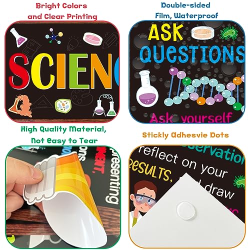 39 Pieces Science Bulletin Board Set Science Classroom Posters Cutouts for Classroom School Decoration Supplies