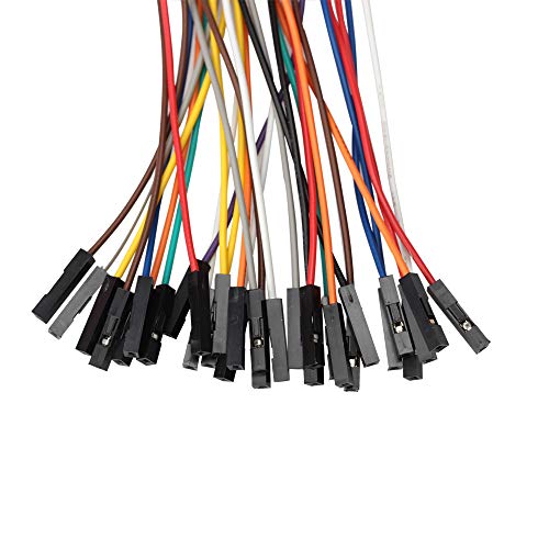 SIM&NAT 8-inch / 20cm Dupont Male & Female Breadboard Jumper Wire 90 Pcs Kit for Arduino/Raspberry Pi 2/3