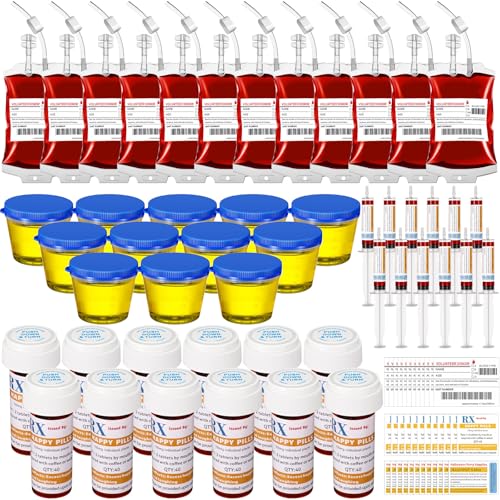 84 Pcs Halloween Blood Bags Party Supplies Decoration