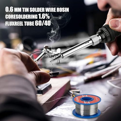 Soldering Iron Kit, 60W Soldering Iron with 5pc Interchangeable Tips, 10-in-1 Adjustable Temperature Solder Welding Tools, Fast Heating, Electronic Repair, 110V, Green - color: 10-in-1 Green