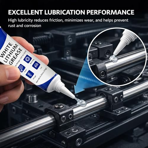 3D Printer Grease Lubricant for Gears, Multi-Purpose Lubricant Lithium Grease for FDM 3D Printer Parts, Guide Rails, Bearings, Lead Screws, Optical Axes, Smooth Motion, Noise Reduction, 30g - style: 3D Printer Grease 10g x 3-pack