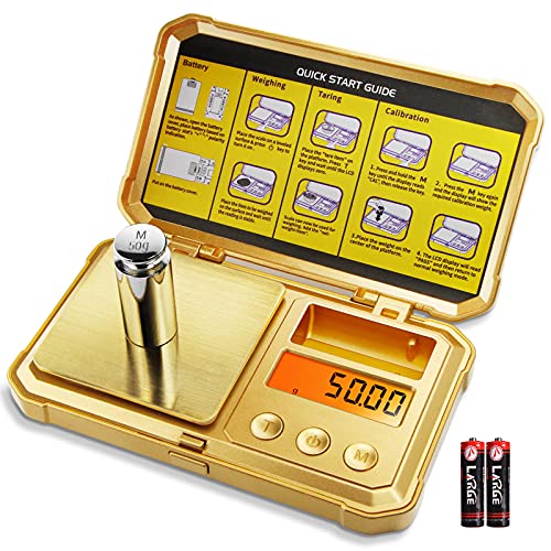 Fuzion Digital Gram Scale 200g/0.01g, Gold Scale for Jewelers - color: Gold, size: 200/0.01g