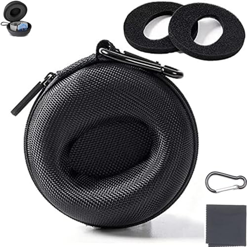 Travel Watch Case, TICFROG Portable Single Watch Case Roll Storage Box for Men's Wristwatches & Smart Watches up to 50mm with 7.08'' X 7.08'' Cleaning Cloth, Black - color: Black