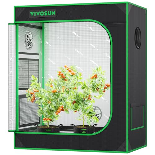 VIVOSUN 30"x18"x36" Small Grow Tent Mylar Tent for Aerogarden Indoor Plants - size: 30"x18"x36"