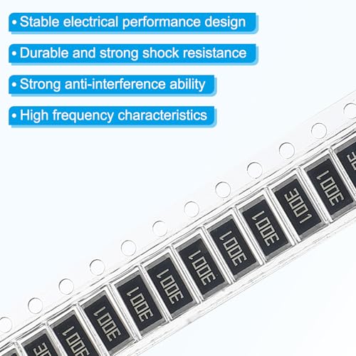 PATIKIL 2512 Surface Mount Device Chip Resistor Kit, 20Pcs 3K Ohm 1% Tolerance 1W DIY Resistor Ceramic Resistance Assortment Kits for Electronic Products - style: 3K Ohm