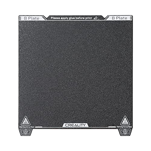 Creality Double-Sided Build Plate Kit 235 * 235mm, 3D Printer Bed Platform for Creality K1/Ender 5 S1/Ender 3/Ender 3 Pro/Ender 3 V2/Ender 3 S1 Pro/Ender 3 Neo, Black - style: K1C PEI Build Plate 235*235mm