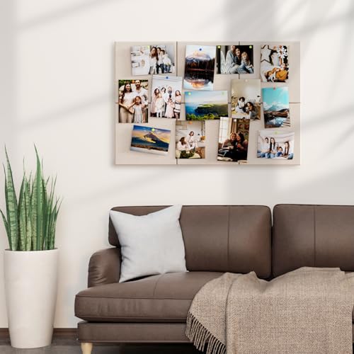 MaxGear Felt Bulletin Board 36" x 24", Light Tan Felt Wall Tiles Push Pins - color: Light Tan, size: 36" x 24"