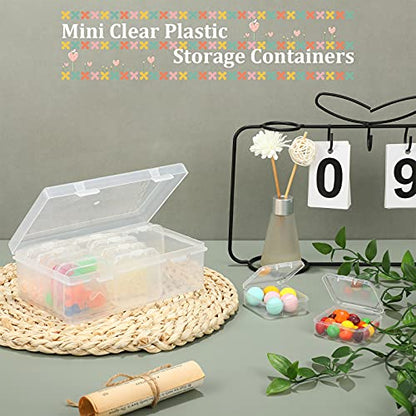 13 Pack Small Plastic Bead Organizers with Clear Case, 2.1 x 2.1 x 0.8 Inch - size: 2.1 x 2.1 x 0.8 Inch