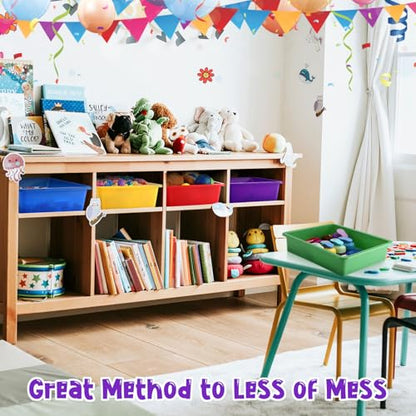 Hoteam Mix 5Pcs Paper Trays for Classroom Turn in Paper Tray, 14x10x3inch - size: 14x10x3inch