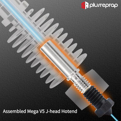 5Aplusreprap Assembled I3 Mega Hotend Upgrade with Hardened Steel Nozzle - size: set B