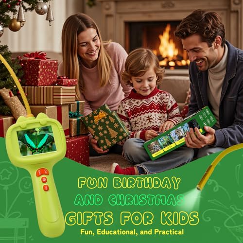 Borescope Camera with Light for Kids Outdoor/Indoor Nature Exploration
