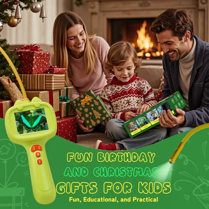 Borescope Camera with Light for Kids Outdoor/Indoor Nature Exploration