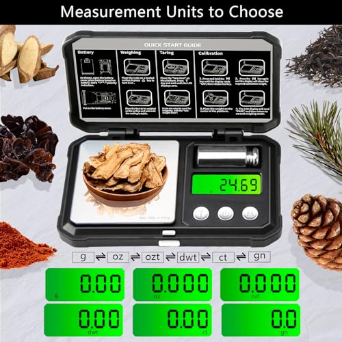GRAM PRES Digital Pocket Gram Scale 300g x 0.01g Accuracy， Jewelry Scale