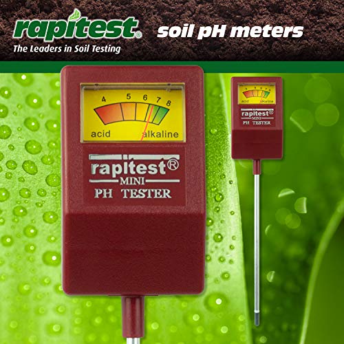 Rapitest Soil pH Tester for testing soil pH quickly and accurately. Test fruits, flowers, vegetables and lawns - style: Soil pH Tester