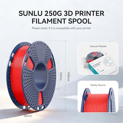 SUNLU 250g Filament Bundle 1.75mm, Multicolor 3D Printer Filament - color: High Speed Matte Pla Spool-black+white+grey+chocolate+sky Blue+olive Green+ Sunny Orange+sakura Pink