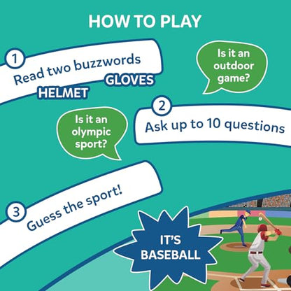 Skillmatics Guess in 10 Trivia Card Game – Sports, Gift for Boys & Girls - style: 7. Sports