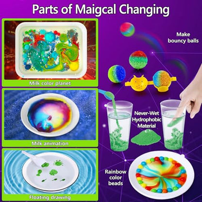 UNGLINGA 272 Experiments Science Kit for Kids, Chemistry Set - style: science kit with 272 experiments