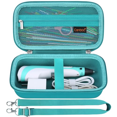 Canboc Carrying Case for SCRIB3D P1 3D Printing Pen, Turquoise (Case Only) - color: Turquoise+Turquoise